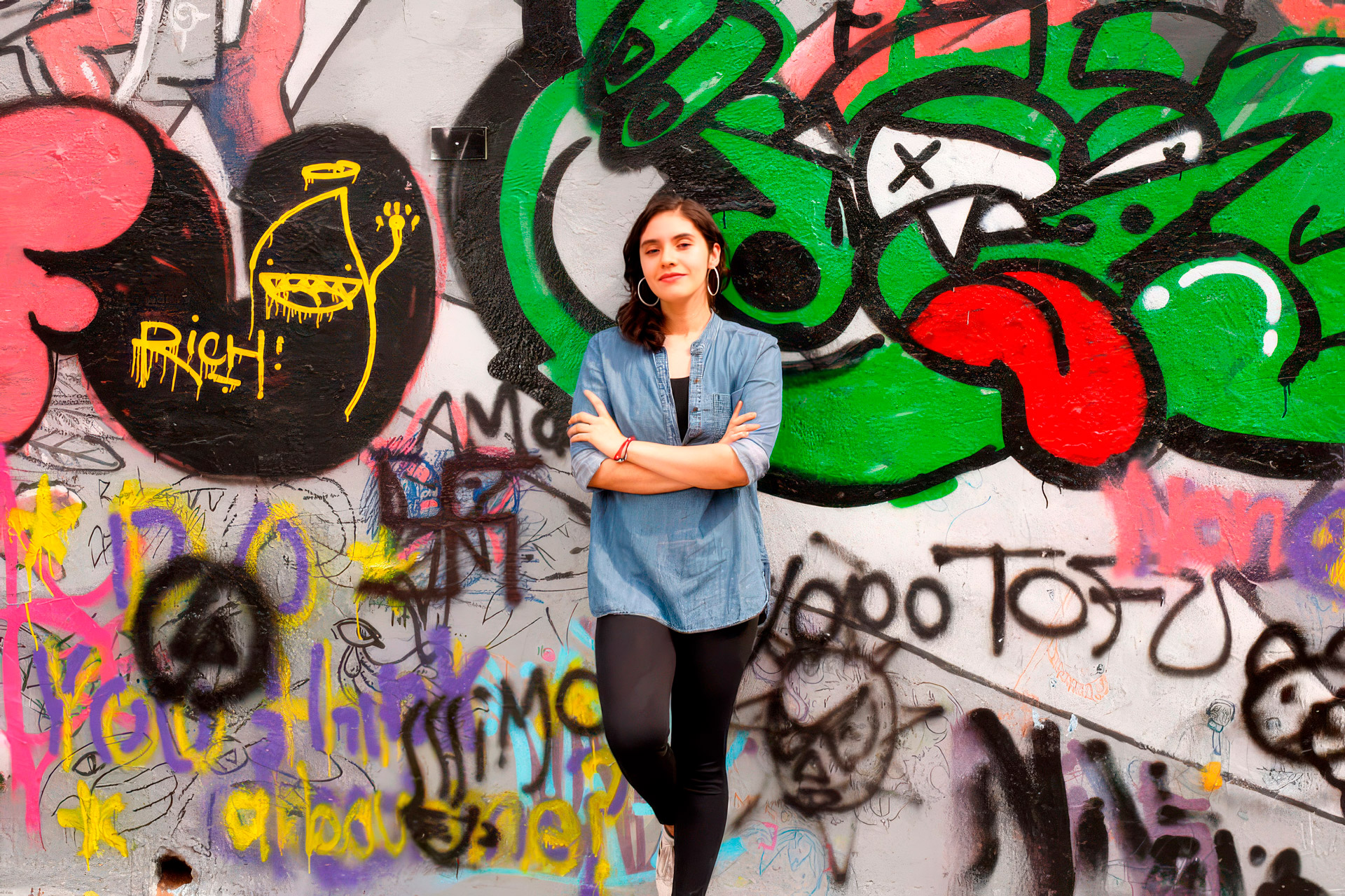 Retrato de Esmeralda para contacto
